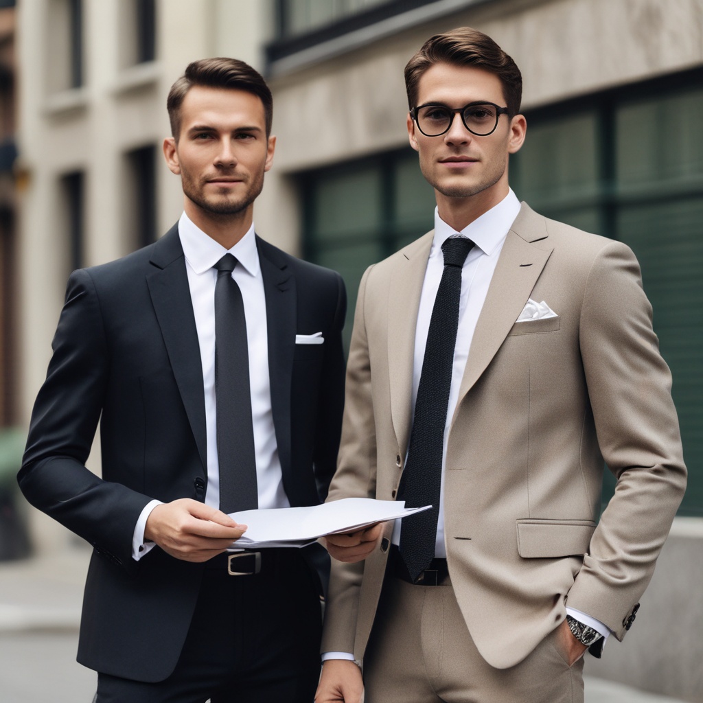 Two men in suits representing Recruit Agent